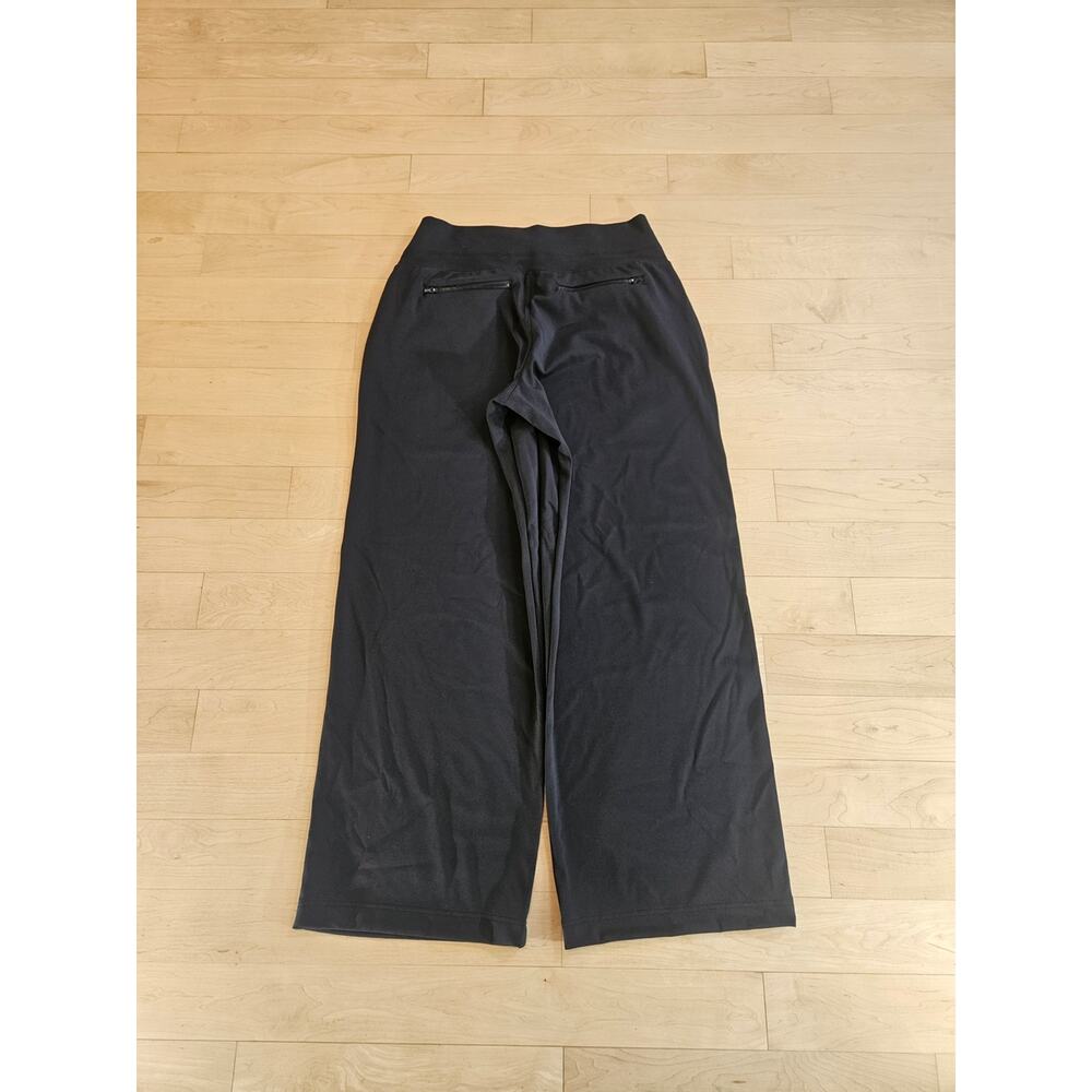 Athleta Venice High Rise Wide Leg Pants Black Stretch Womens Size Large - Picture 7 of 13